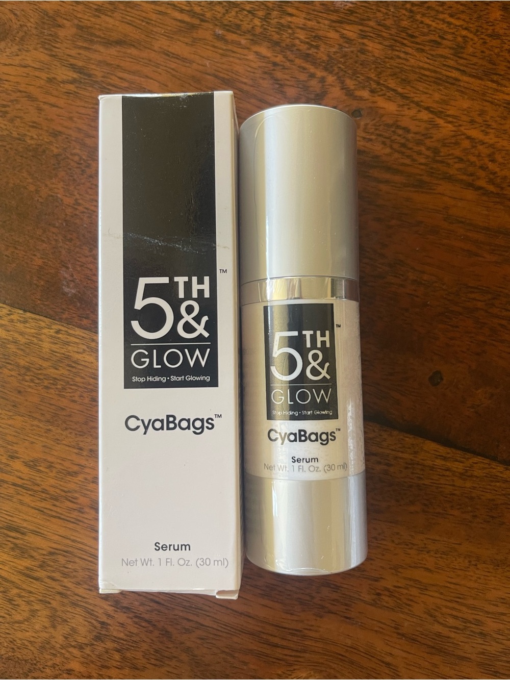 5th & Glow CyaBags Under-Eye Serum 1 oz Instant Line Smoother NEW/Sealed bottle